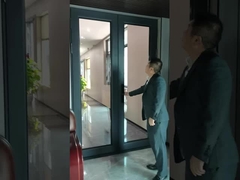 Новейший дизайн терморазрыв Алюминиевые дверцы с 35 дБ звукоизоляцией