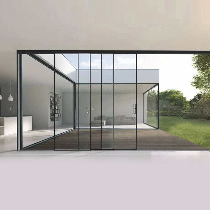 Алюминиевые окна с 10 слоями уплотнения и толщиной стен 1,4 мм для отеля Villa House