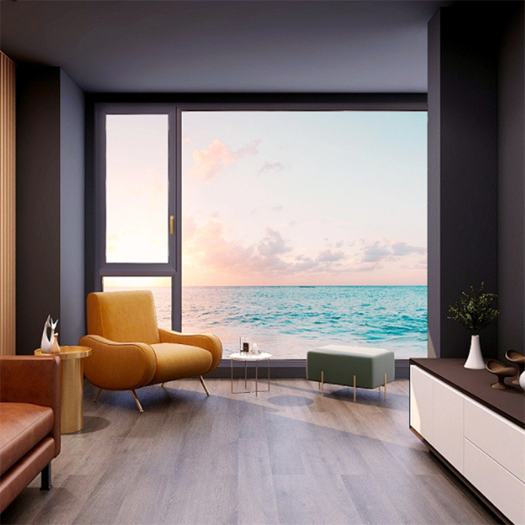 70S R D Design Luxury Villa Алюминиевое окно с треугольным стеклом