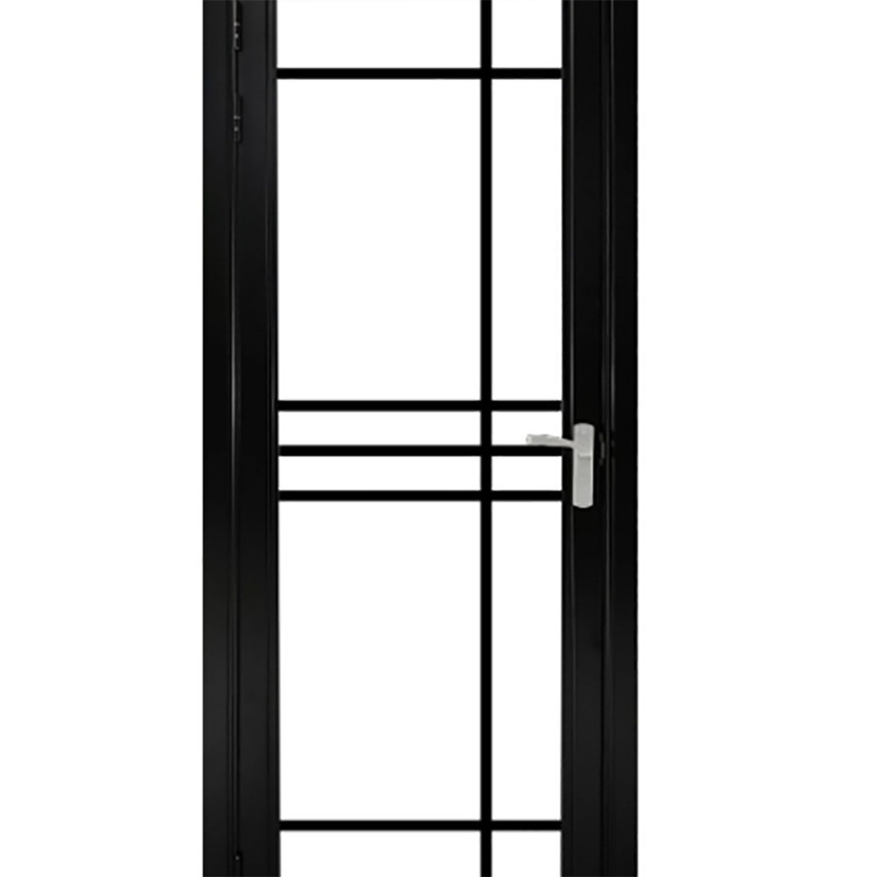 Способ открытия толчком и вытягиванием SKATE Standard Slim Luxury Black Color Villa House Алюминиевые стеклянные двери