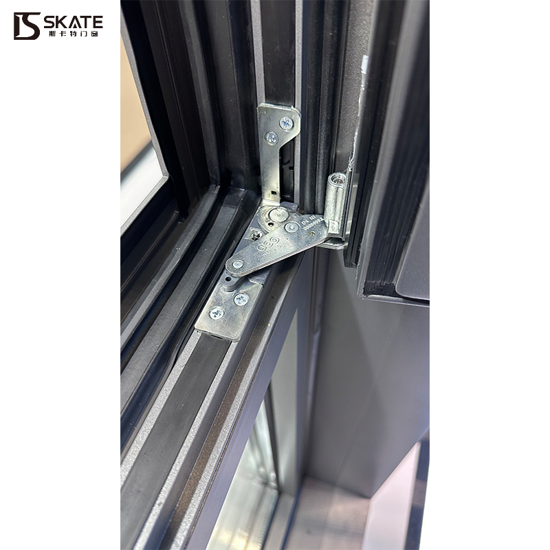 High Quality Aluminum Tilt and Turn Casement Soundproof Window with Multi-Point Locking System