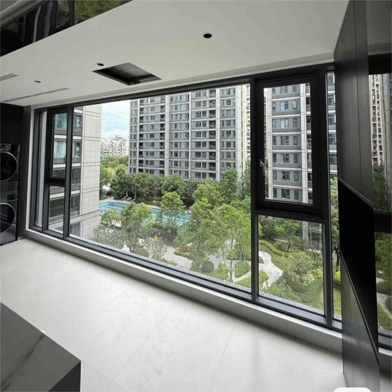 Современное энергоэффективное тепловое разрыв Алюминиевый корпус Противоугонное колеблющееся окно с низким уровнем энергии стекла для кухонного использования