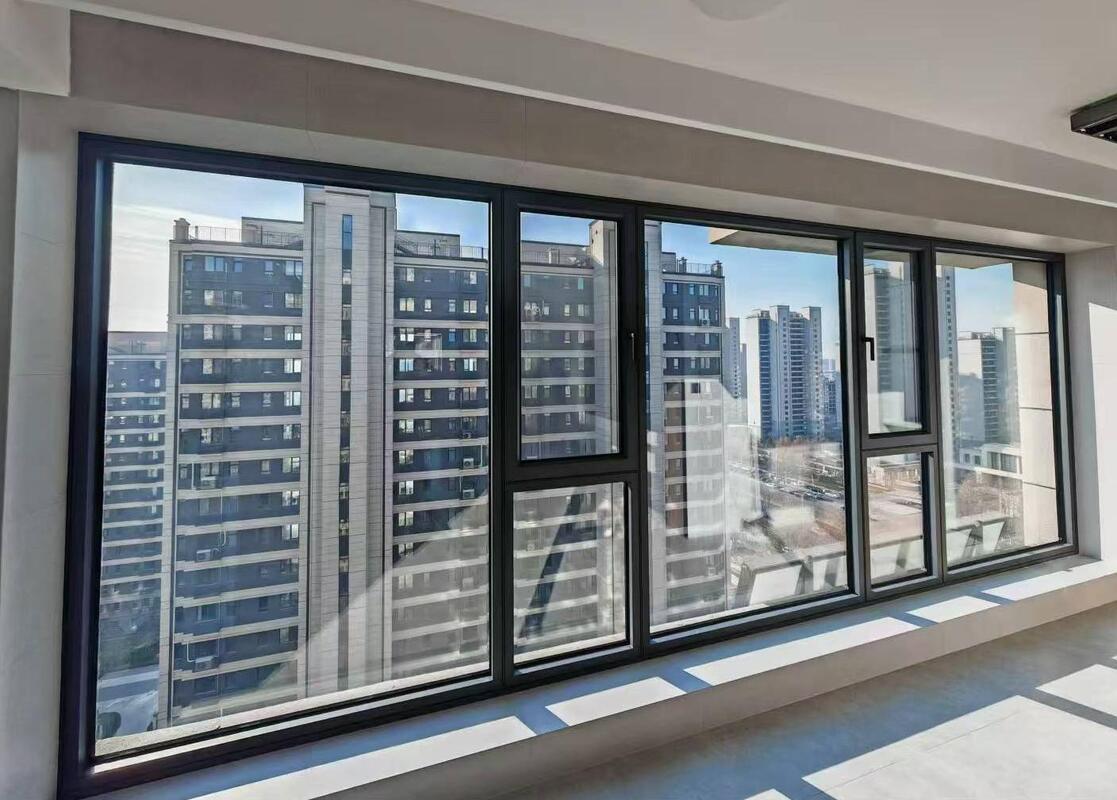 Окно из алюминиевого корпуса с низким содержанием с 5-летней гарантией и 0,26 U-фактором теплового разрыва