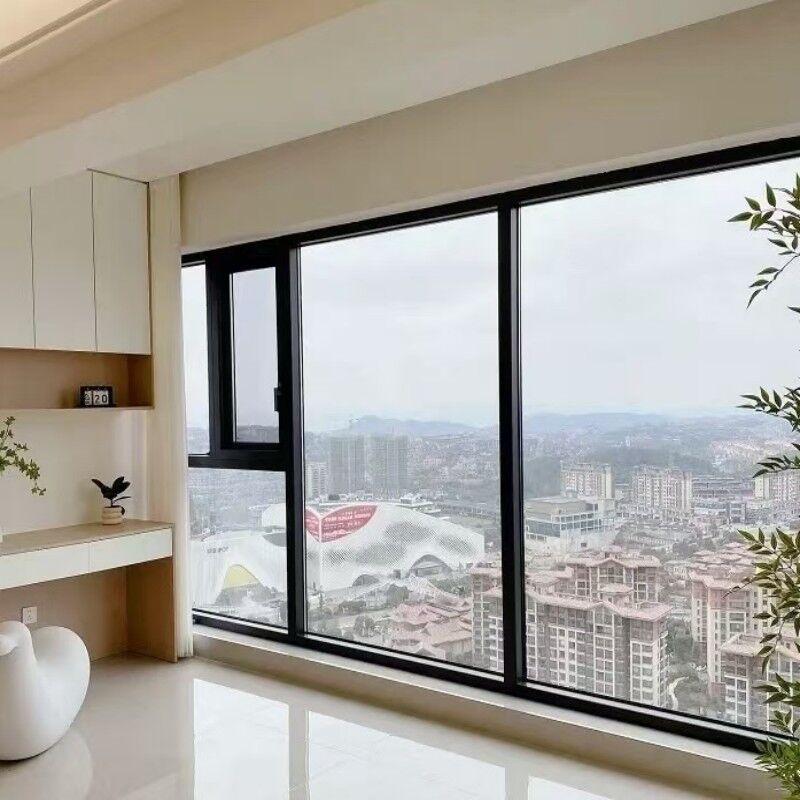 Современный дизайн терморазрыв алюминиевого сплава корпус окна 304 нержавеющей стали сетка качается открытый предотвращение насекомых