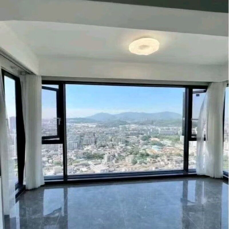 Современный профессиональный дизайн Алюминиевое стекло Звуконепроницаемое стекло R-образный угол против столкновений для спальни